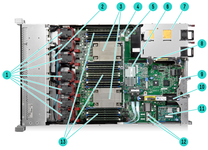 Câble Adaptateur Secteur 10 Broches Vers 8+8 Broches Pour HP ProLiant DL580 G7 Et GPU - Longueur 50cm, Noir | Alimentation Carte Vidéo PCI Express
