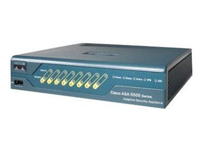 Picture of Cisco ASA 5505 ASA5505-BUN-K9 Appliance with SW, 10 Users, 8 ports, 3DES/AES