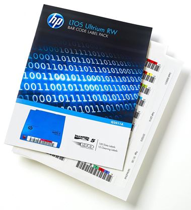 Picture of HP LTO5 Ultrium RW Bar Code Label Pack (Q2011A)