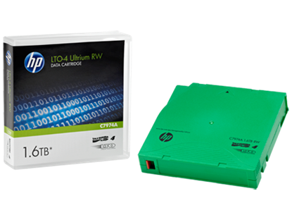 Picture of HP LTO4 Ultrium 1.6TB RW Data Tape (C7974A)