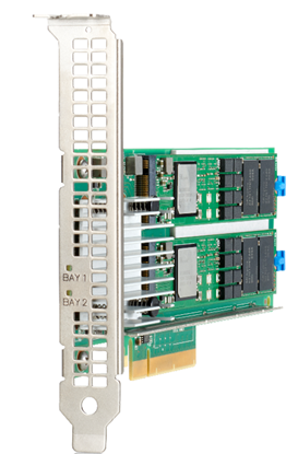 Picture of HPE NS204i-p x2 Lanes NVMe PCIe3 x8 OS Boot Device (P12965-B21)