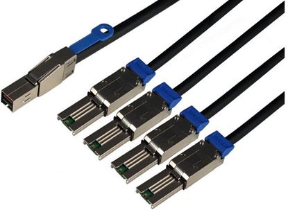 Picture of Cable Mini SAS HD (SFF-8644) to 4x SFF-8088 Mini SAS External