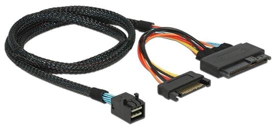 Hình ảnh Cable HD Mini-SAS SFF-8643 to U.2 SFF-8639 NVMe with SATA power