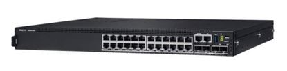 Picture of Dell Powerswitch N2224PX-ON, 24x1/2.5G, PoE 30W/60W, 4x25G, 2x40G Stacking, 1xAC PSU, IO/PS airflow, OS6 (42DEN210-ASPC)