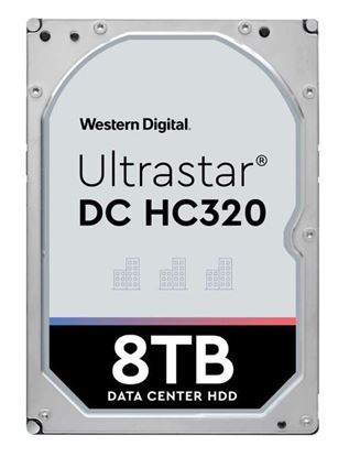 Hình ảnh WD Ultrastar Enterprise DC HC320 8TB 3.5 inch SAS 12Gb/s 7200rpm Ultra 512E 256MB Cache Hard Drive (HUS728T8TAL5204)