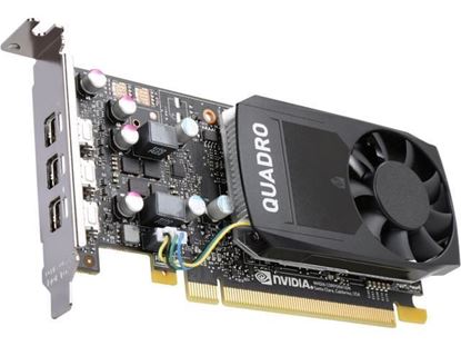 Picture of NVIDIA T400, 4 GB GDDR6, 3 mDP to DP adapters