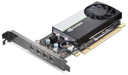 Picture of NVIDIA T600, 4 GB GDDR6, 4 mDP to DP adapters