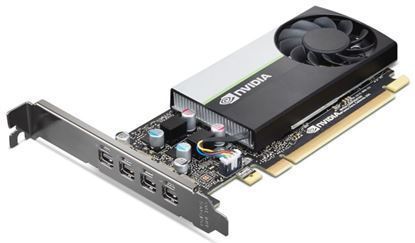 Picture of NVIDIA T1000, 8 GB GDDR6, 4 mDP to DP adapters