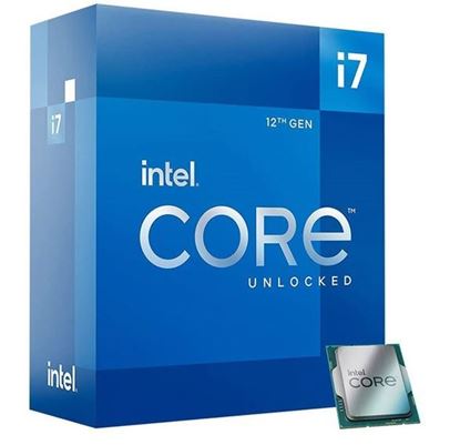 Picture of Intel Core i7-12700 (25.0 MB cache, 12 cores, 20 threads, 2.10 GHz to 4.90 GHz Turbo, 65 W)