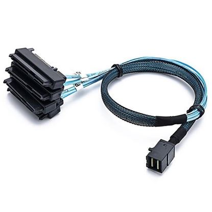 Hình ảnh Cable Mini SAS HD SFF-8643 to 4x SFF-8482 Internal