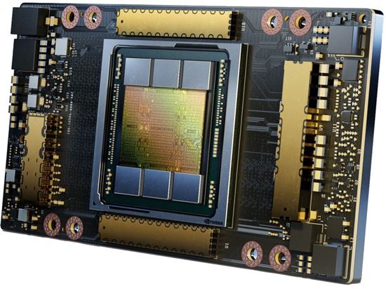 Hình ảnh NVIDIA A100 Tensor Core GPU Accelerator, 80GB HBM2, SXM