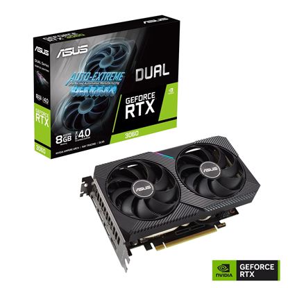 Picture of ASUS Dual GeForce RTX 3060 8GB GDDR6 (90YV0GB6-M0NA00)