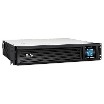 Picture of APC Smart-UPS C, Line Interactive, 1500VA, Rackmount 2U, 230V, 4x IEC C13 outlets, USB and Serial communication, AVR, Graphic LCD (SMC1500I-2U)