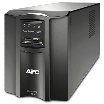 Picture of APC Smart-UPS, Line Interactive, 1000VA, Tower, 230V, 8x IEC C13 outlets, SmartSlot, AVR, LCD (SMT1000I)