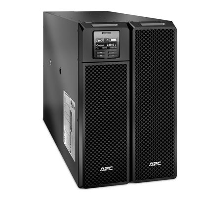 Picture of APC Smart-UPS On-Line, 8kVA/8kW, Tower, 230V/400V, 6x C13+4x C19 IEC outlets, Network Card+SmartSlot, Extended runtime, W/O rail kit (SRT8KXLI)
