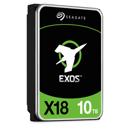 Hình ảnh Seagate Exos X18 10TB SATA 6Gb/s 7.2K 512e 256MB 3.5" Enterprise Hard Drive (ST10000NM018G)