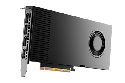 Picture of NVIDIA RTX 4000 Ada Generation (20 GB GDDR6 ECC, 4x DisplayPort 1.4a) Graphics