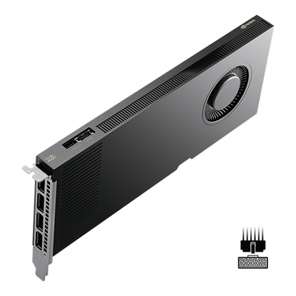 Hình ảnh NVIDIA RTX PRO 4000 Blackwell (24GB GDDR7 ECC, 4x DisplayPort 2.1) Graphics
